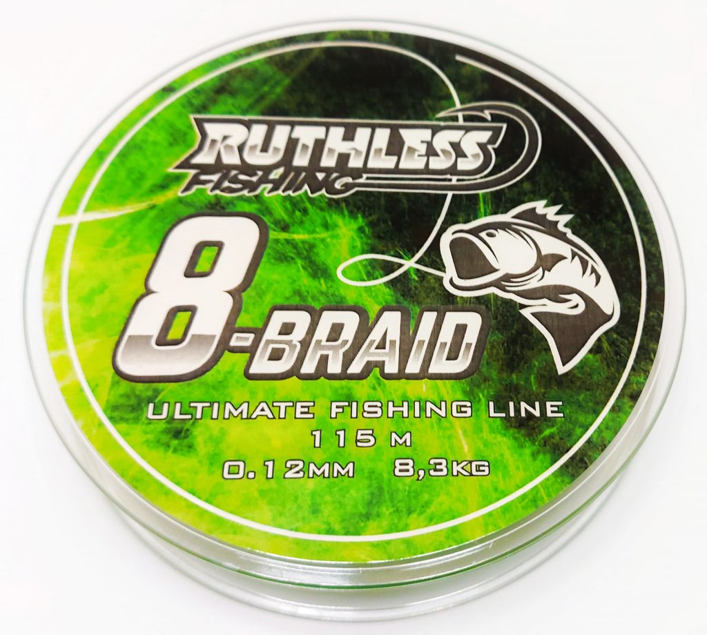 Ruthless 8-Braid grön 115 m flätlina